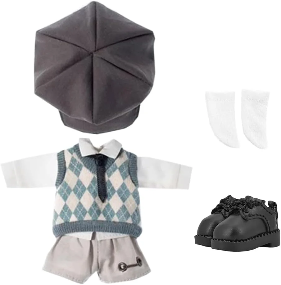 لباس فرم مدرسه niannyyhouse برای عروسک Ob11 1/12 BJD سایز 4.3 اینچ (11 سانتی متر) (A-2) لباس فرم مدرسه niannyyhouse برای عروسک Ob11 1/12 BJD سایز 4.3 اینچ (11 سانتی متر) (A-2)