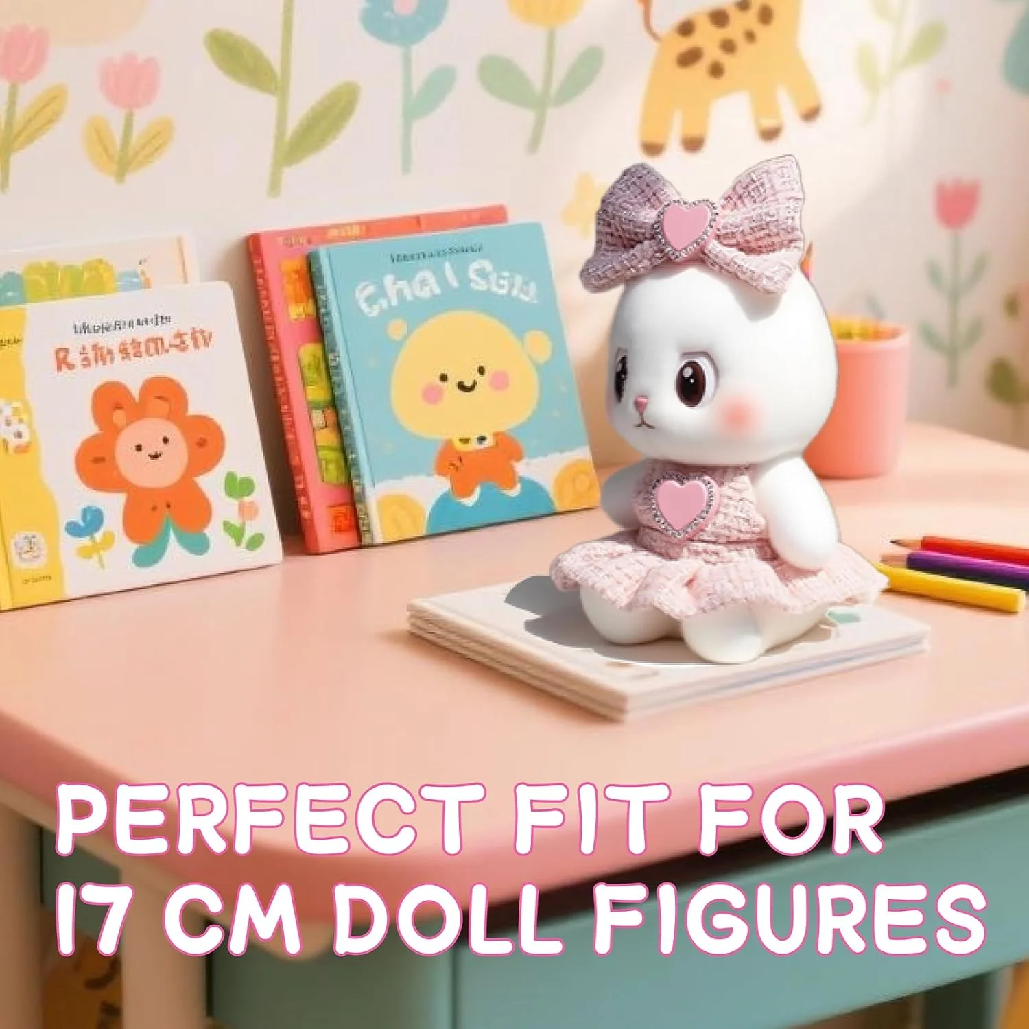 لباس عروسک 17 سانتی متری - لباس عروسک های ناز 6.7 اینچی - لوازم جانبی مد درجه یک، لباس عروسک های شیک لوکس و بسته استایل، هدیه برای دوستداران (استایل E)