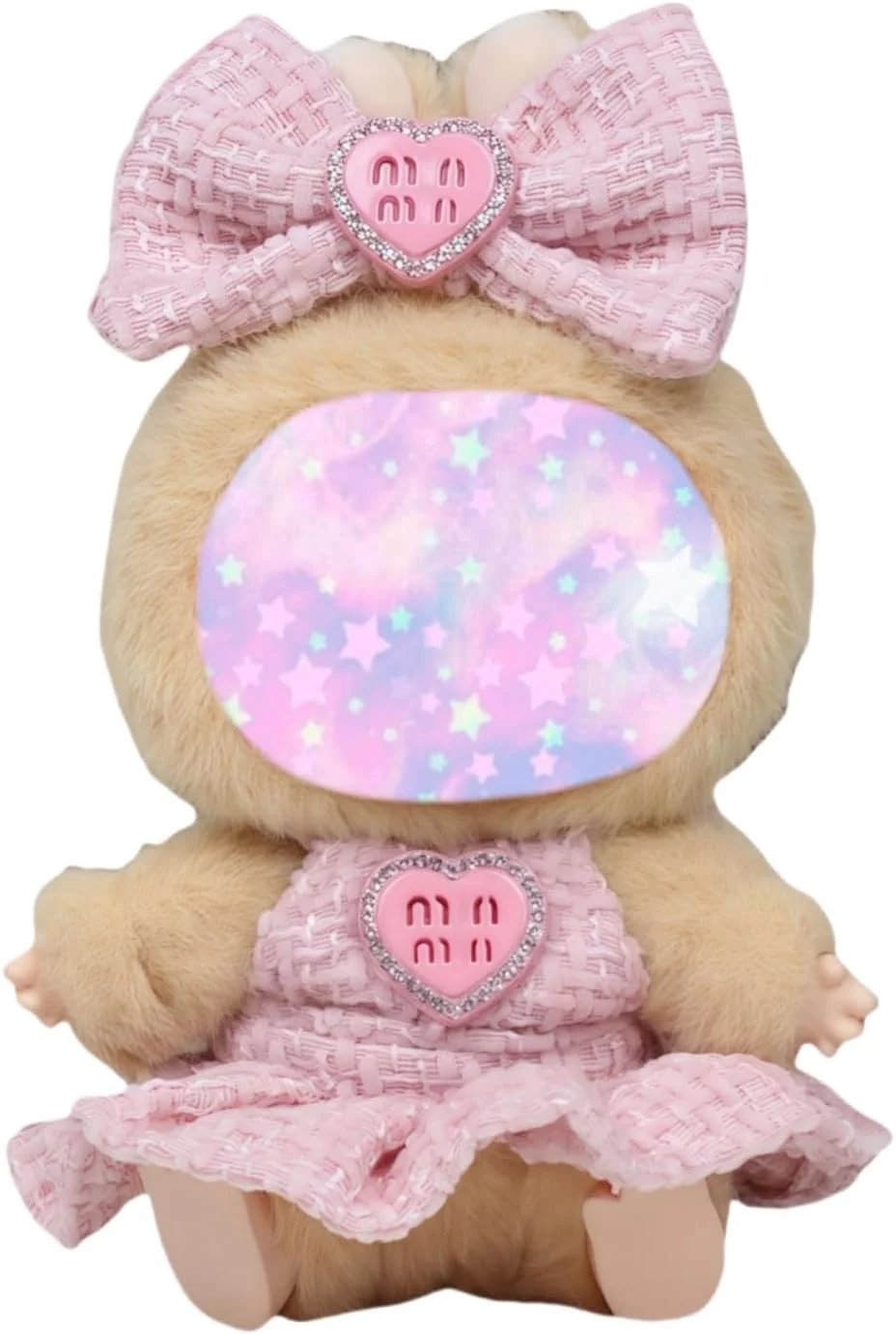 ست لباس عروسک 17 سانتی متری Xinbalove (بدون عروسک)، ست لباس 2 تکه برای عروسک 6.7 اینچی، کلاه شیک لوکس و لوازم جانبی لباس برای نسل 1/2/3 بازی و نمایش (صورتی B) ست لباس عروسک 17 سانتی متری Xinbalove (بدون عروسک)، ست لباس 2 تکه برای عروسک 6.7 اینچی، کلاه شیک لوکس و لوازم جانبی لباس برای نسل 1/2/3 بازی و نمایش (صورتی B)