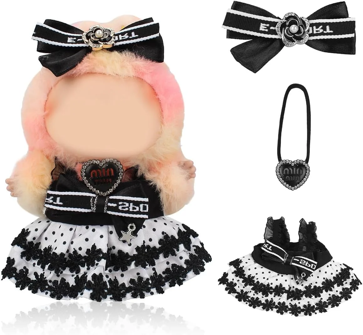 لباس پروکسیما دایرکت برای لابوبو شامل دامن، لباس، لوازم جانبی، سربند، دامن ساسپندر و گردنبند (بدون عروسک)