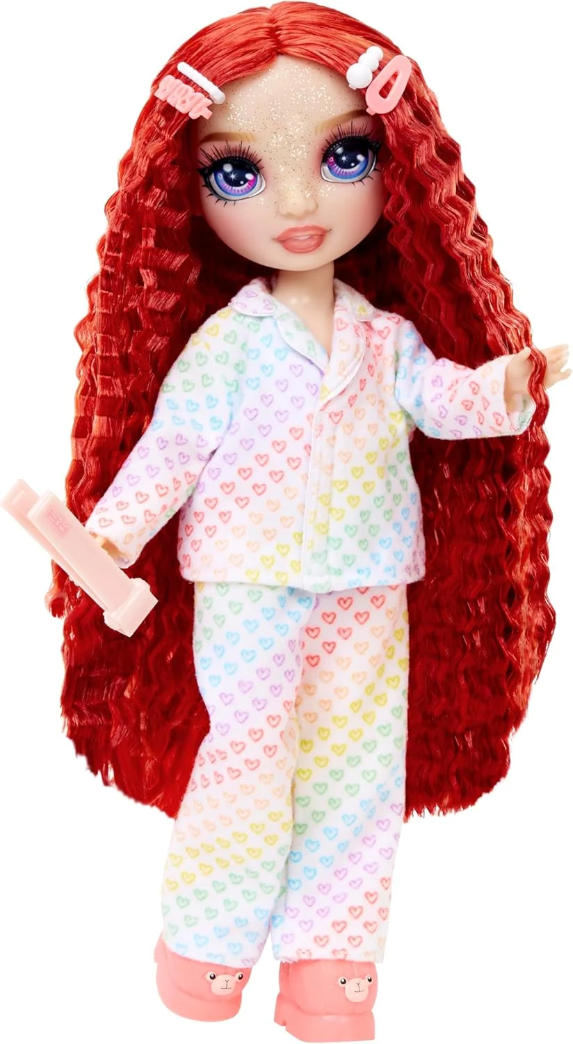 بسته مد رنگین کمان های، مهمانی شب شامل 1 لباس کامل پیژامه، دمپایی، جواهرات و لوازم جانبی بازی. با بسته های دیگر ترکیب و مطابقت کنید تا ظاهرهای سرگرم کننده زیادی ایجاد کنید. هدیه اسباب بازی کودکان 4-12 سال بسته مد رنگین کمان های، مهمانی شب شامل 1 لباس کامل پیژامه، دمپایی، جواهرات و لوازم جانبی بازی. با بسته های دیگر ترکیب و مطابقت کنید تا ظاهرهای سرگرم کننده زیادی ایجاد کنید. هدیه اسباب بازی کودکان 4-12 سال