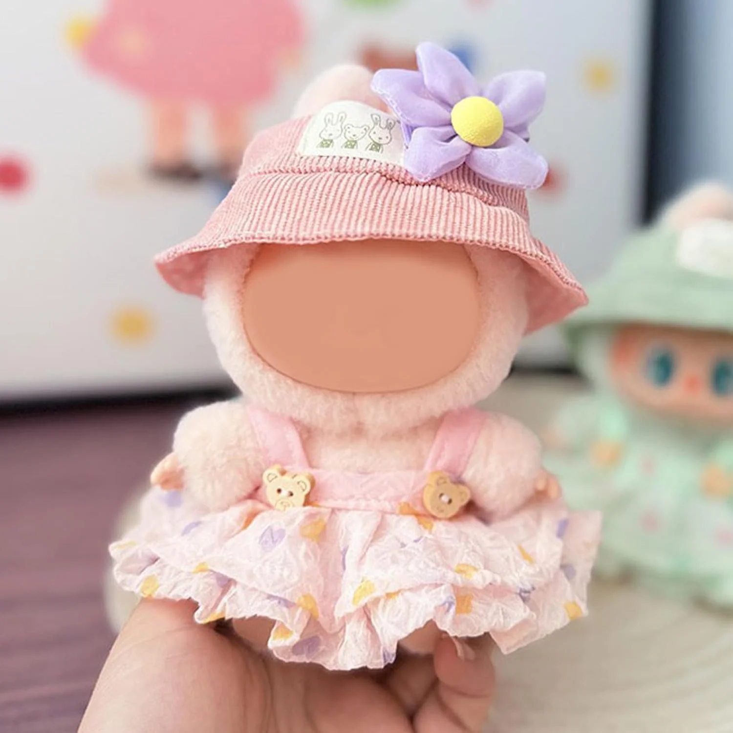 لباس عروسک 17 سانتی متری، ست 2 تکه کلاه و دامن، لباس شیک و با کیفیت، لباس زیبا برای لوازم جانبی عروسک، صورتی (عروسک شامل نمی شود) لباس عروسک 17 سانتی متری، ست 2 تکه کلاه و دامن، لباس شیک و با کیفیت، لباس زیبا برای لوازم جانبی عروسک، صورتی (عروسک شامل نمی شود)