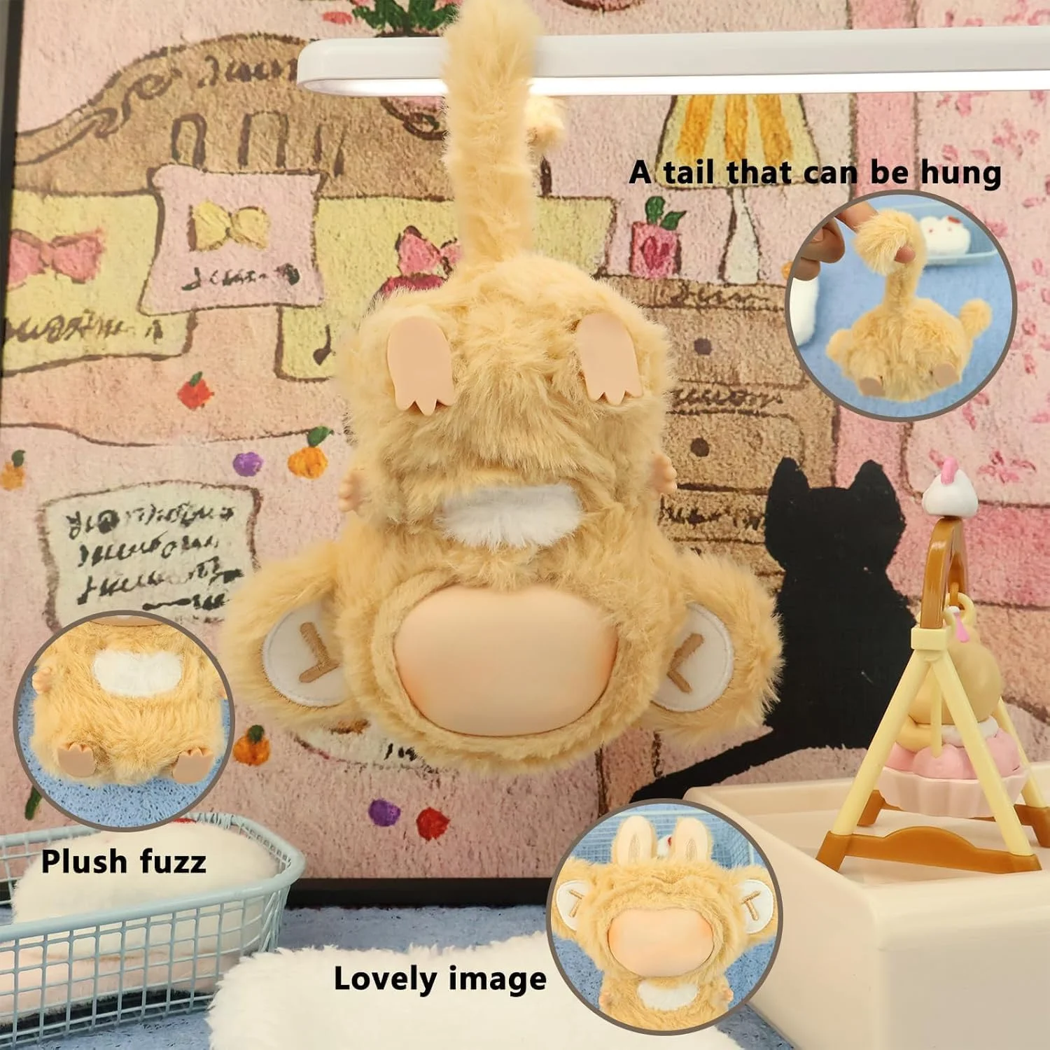 لباس میمون بامزه برای عروسک لابوبو نسل 1/2/3، مناسب کلکسیونرها یا طرفداران ست لباس فانتزی حیوانات لابوبو، پارچه مخمل نرم، پوشیدن آسان، ایده آل برای نمایش و هدیه (عروسک شامل نمی شود) لباس میمون بامزه برای عروسک لابوبو نسل 1/2/3، مناسب کلکسیونرها یا طرفداران ست لباس فانتزی حیوانات لابوبو، پارچه مخمل نرم، پوشیدن آسان، ایده آل برای نمایش و هدیه (عروسک شامل نمی شود)