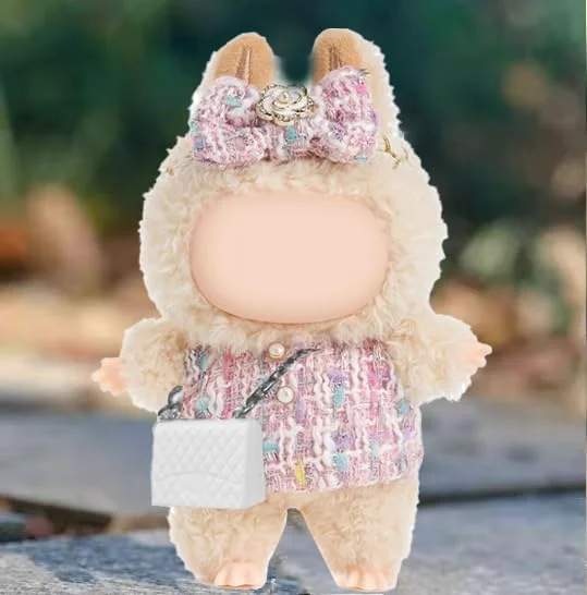 BananaHome ست 3 تکه لباس عروسک 17 سانتی متری، لباس های مد روز، لوازم جانبی نفیس و زیبا برای مجموعه عروسک، لوازم جانبی شیک و دوست داشتنی لباس عروسک شامل 1 لباس + 1 کیف + 1 هدبند (صورتی) BananaHome ست 3 تکه لباس عروسک 17 سانتی متری، لباس های مد روز، لوازم جانبی نفیس و زیبا برای مجموعه عروسک، لوازم جانبی شیک و دوست داشتنی لباس عروسک شامل 1 لباس + 1 کیف + 1 هدبند (صورتی)