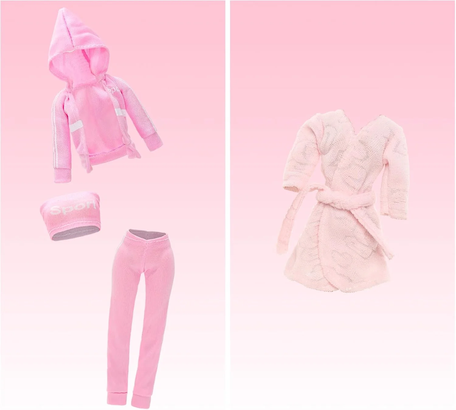 باروا 10 ست لباس عروسک، ست ورزشی کلاه دار، لباس های غیر رسمی، تاپ و شلوار، لباس خواب عروسک برای عروسک های دخترانه 11.5 اینچی باروا 10 ست لباس عروسک، ست ورزشی کلاه دار، لباس های غیر رسمی، تاپ و شلوار، لباس خواب عروسک برای عروسک های دخترانه 11.5 اینچی