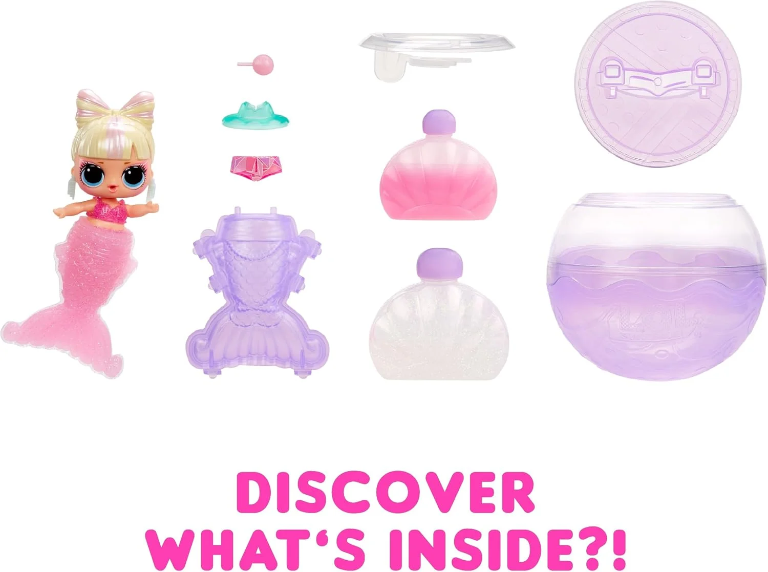 عروسک های L.O.L. Surprise! LOL Mermaids Tots با دم تغییر رنگ دهنده، دم پری دریایی بسازید، 8 عروسک برای جمع آوری، لوازم جانبی مد، هدیه ای عالی برای کودکان 4 سال به بالا عروسک های L.O.L. Surprise! LOL Mermaids Tots با دم تغییر رنگ دهنده، دم پری دریایی بسازید، 8 عروسک برای جمع آوری، لوازم جانبی مد، هدیه ای عالی برای کودکان 4 سال به بالا