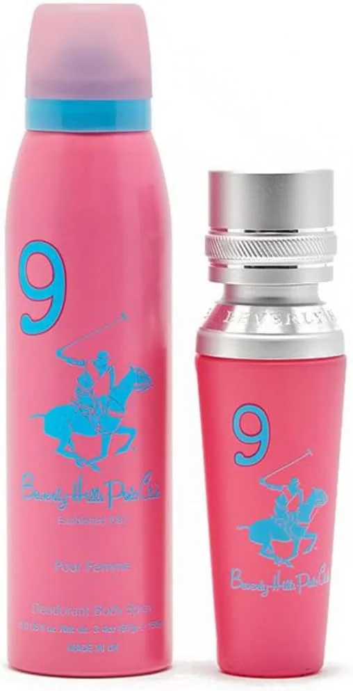 ست هدیه زنانه Beverly Hills Polo Club No.9 ادو پرفیوم 50 میلی لیتر + دئودورانت 150 میلی لیتر