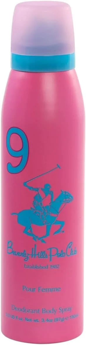 ست هدیه زنانه Beverly Hills Polo Club No.9 ادو پرفیوم 50 میلی لیتر + دئودورانت 150 میلی لیتر