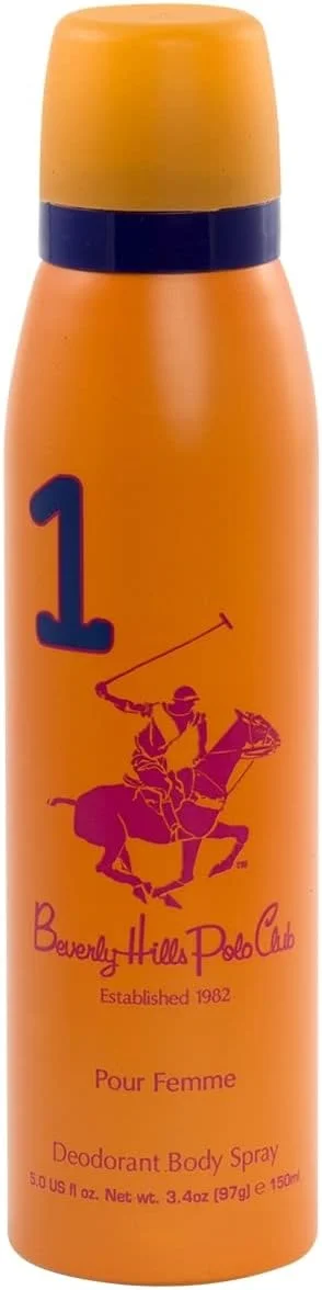 ست هدیه زنانه Beverly Hills Polo Club No.1 ادو پرفیوم 50 میلی لیتر + دئودورانت 150 میلی لیتر