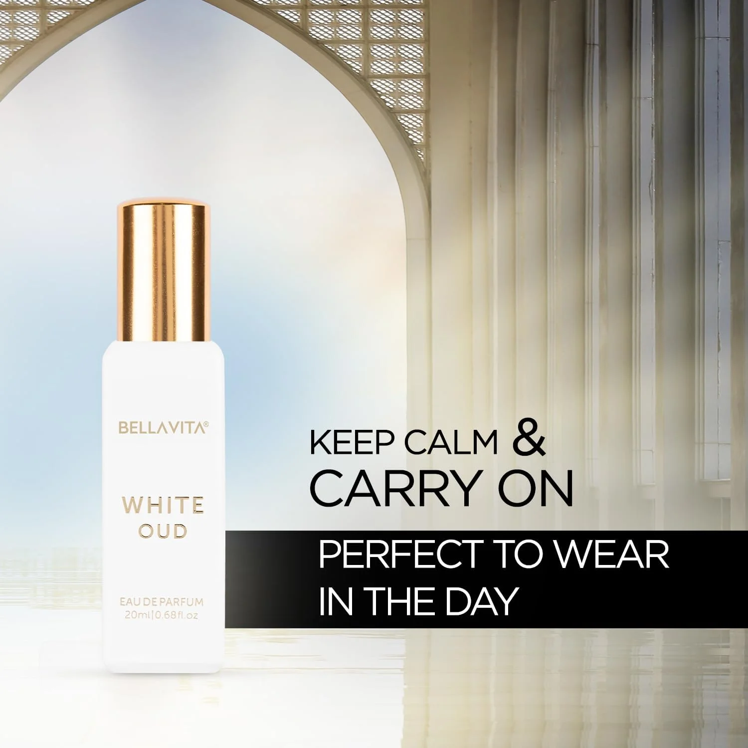 ادو پرفیوم унисекс Bella Vita Luxury Organic White Oud برای مردان و زنان | رایحه премиум عود نرم با پرتقال، فریزیا، عود، تنباکو و مشک | رایحه унисекс ماندگار، 20 میلی لیتر