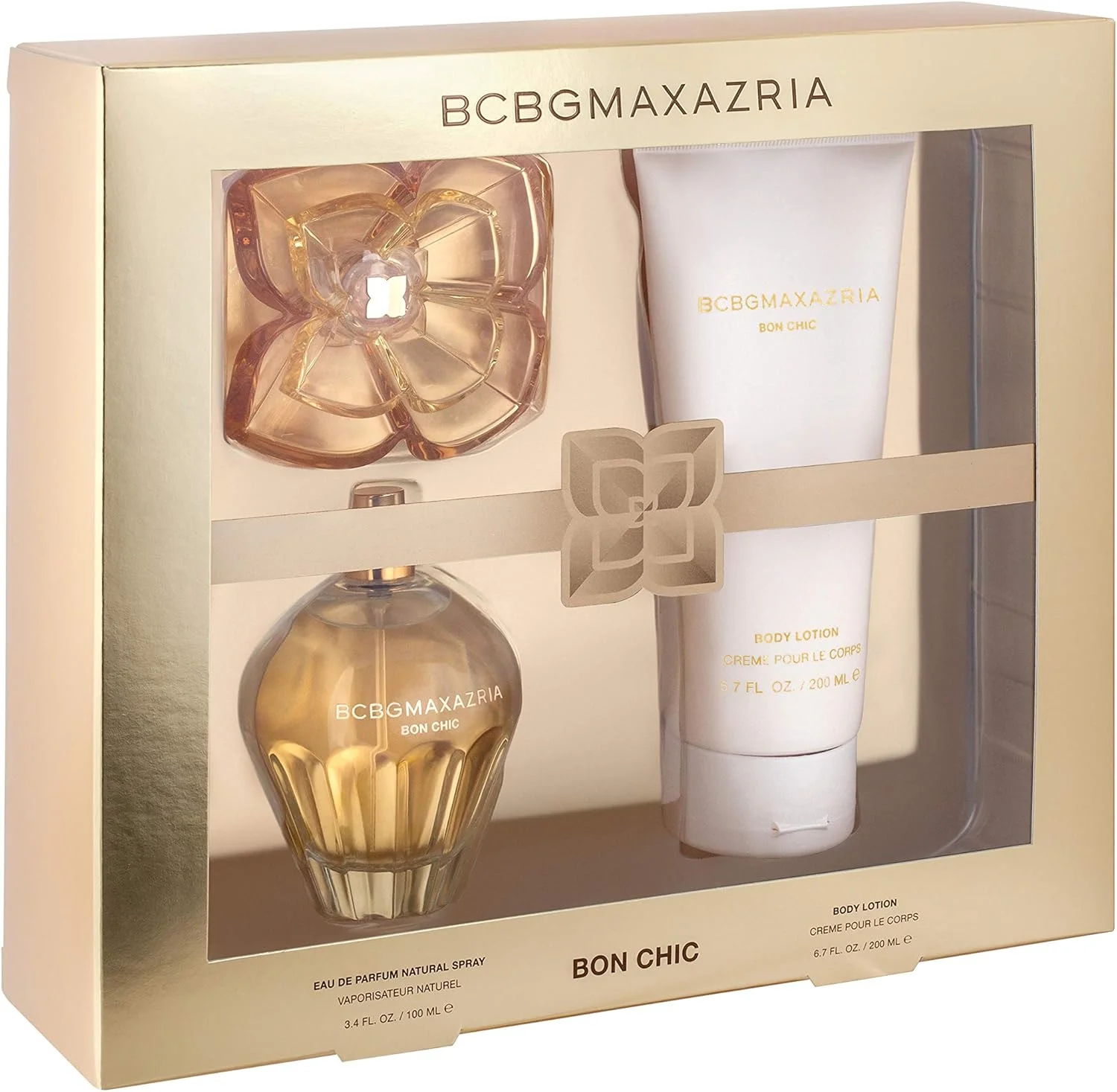 ست ادکلن زنانه BCBGMAXAZRIA Bon Chic با رایحه 3.4 اونسی به همراه لوسیون بدن 6.7 اونسی