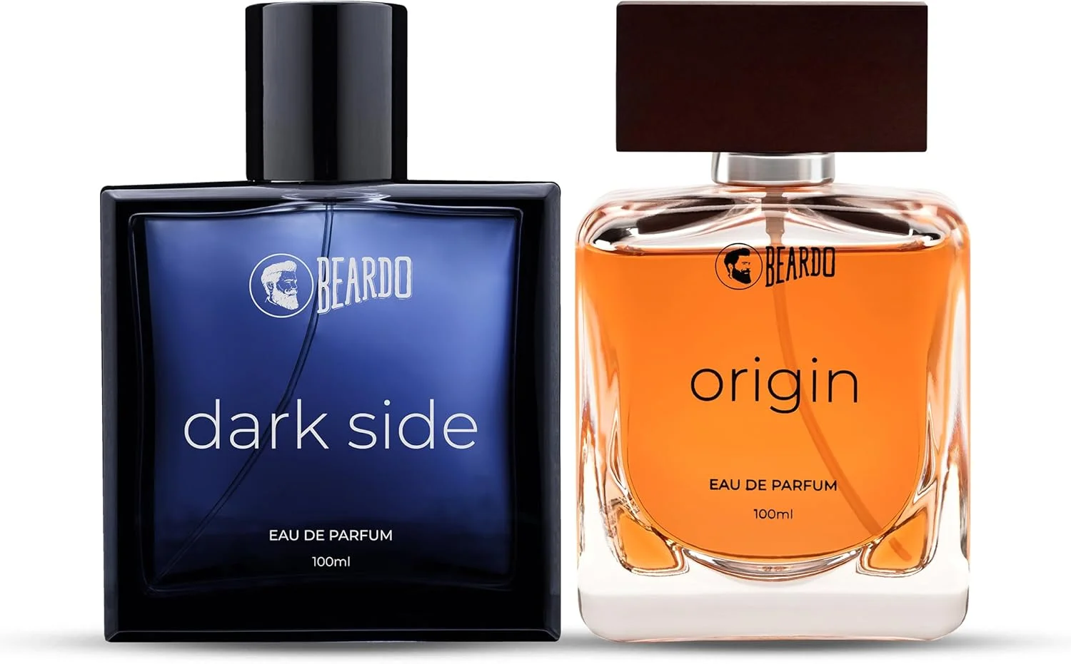 مجموعه ادکلن مردانه بیردو Dark Side و Origin (100 میلی لیتر X بسته 2 عددی) ماندگاری طولانی با رایحه های تازه و چوبی | ادو پرفیوم قوی با رایحه های آبی و مشک | هدیه کریسمس برای مردان | هدیه برای دوستان