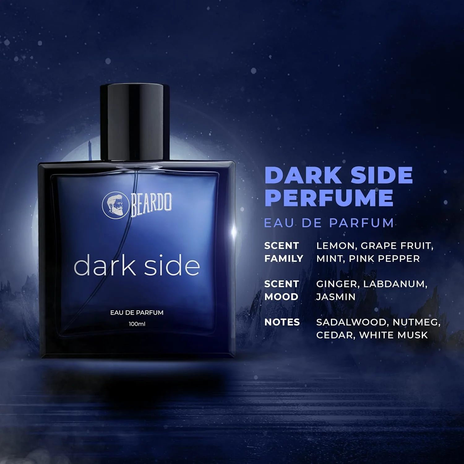 مجموعه ادکلن مردانه بیردو Dark Side و Origin (100 میلی لیتر X بسته 2 عددی) ماندگاری طولانی با رایحه های تازه و چوبی | ادو پرفیوم قوی با رایحه های آبی و مشک | هدیه کریسمس برای مردان | هدیه برای دوستان