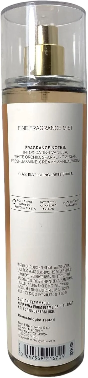 بادی میست زنانه Bath & Body Works Warm Vanilla Sugar، 236 میلی لیتر بادی میست زنانه Bath & Body Works Warm Vanilla Sugar، 236 میلی لیتر