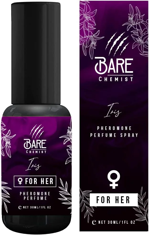 عطر فرمون زنانه Bare Chemist Iris [رایحه ماندگار] - عطر روغنی تقویت شده با فرمون برای بانوان 30 میلی لیتر - میوه ای، وانیلی، شیرین، تازه