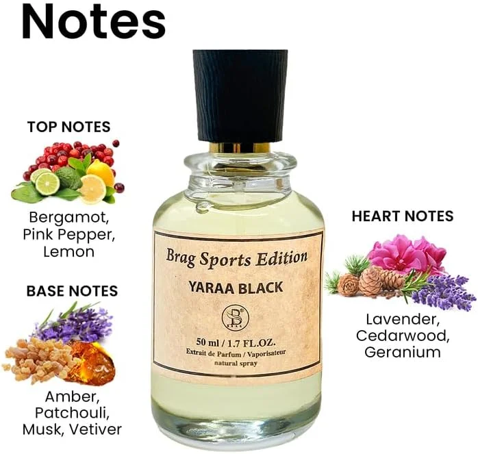 عطر B Brag | ادو پرفیوم لوکس یونیسکس (50 میلی لیتر، یارا بلک) عطر B Brag | ادو پرفیوم لوکس یونیسکس (50 میلی لیتر، یارا بلک)