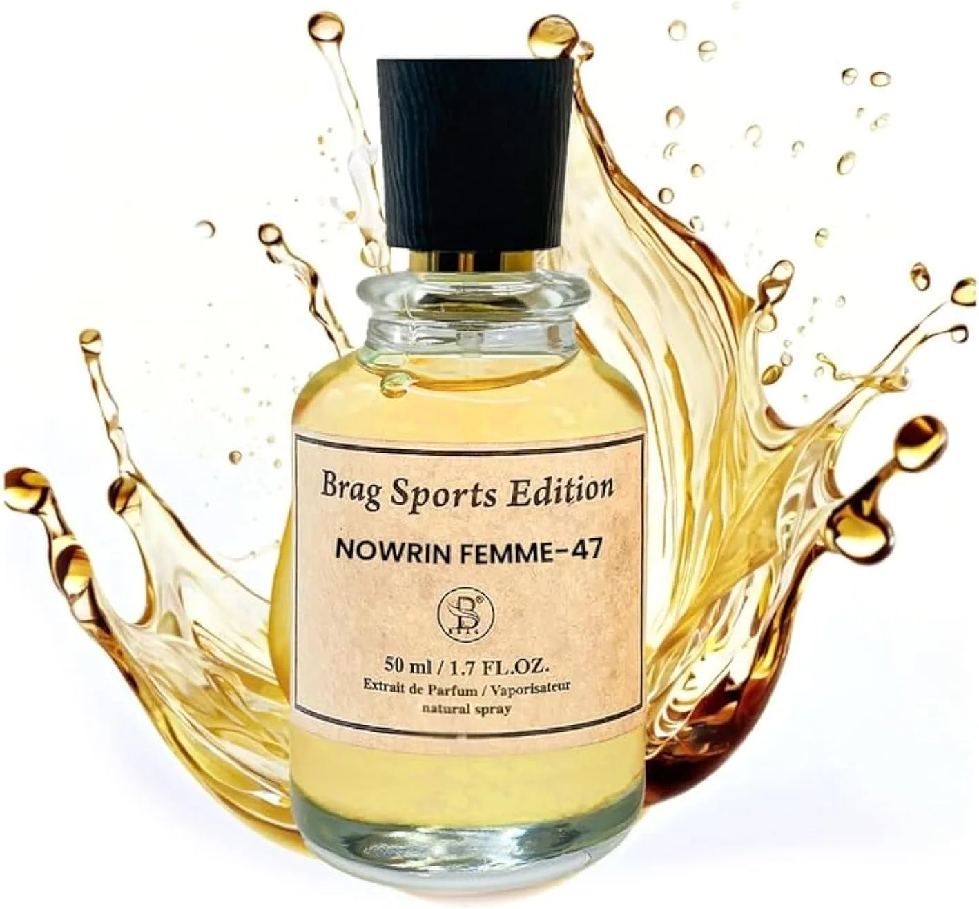 عطر زنانه B Brag Sports Edition Nowrin Femme-47 Extrait De Parfum | عطر گلی، مرکباتی و مشک برای زنان | عطر عربی ماندگار | رایحه ملایم و با طراوت برای زنان 50 میلی لیتر | عطور نسائیه