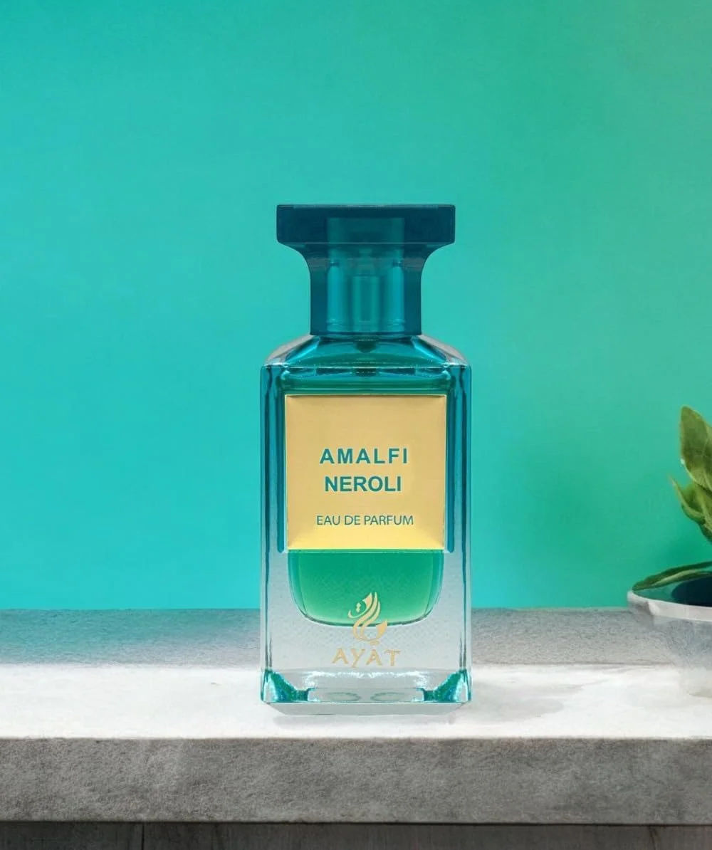 عطر ادو پرفیوم AYAT PERFUMES مدل Amalfi Neroli حجم 80 میلی لیتر | رایحه شرقی و میوه ای یونیسکس | عطر ماندگار الهام گرفته از دبی | ایده آل برای مردان و زنان | هدیه ممتاز عطر ادو پرفیوم AYAT PERFUMES مدل Amalfi Neroli حجم 80 میلی لیتر | رایحه شرقی و میوه ای یونیسکس | عطر ماندگار الهام گرفته از دبی | ایده آل برای مردان و زنان | هدیه ممتاز