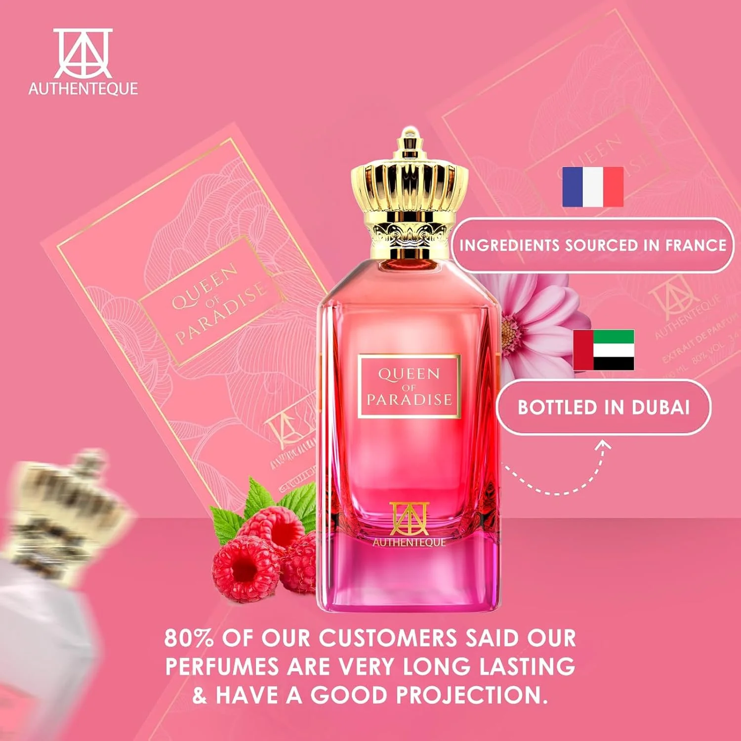 آتنتیک - Queen of Paradise - عطر زنانه 100 میلی لیتر - عطرهای شخصی ماندگار زنانه - عطر لوکس - اکستریت د پرفیوم