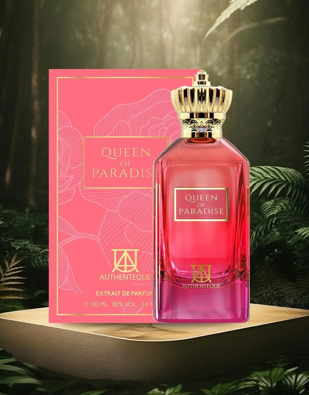 آتنتیک - Queen of Paradise - عطر زنانه 100 میلی لیتر - عطرهای شخصی ماندگار زنانه - عطر لوکس - اکستریت د پرفیوم