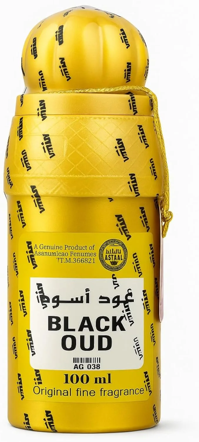 عطر روغن کنستانتره عود مشکی آستانه 100 میلی لیتر - عطر عربی لوکس و ماندگار برای مردان و زنان، رایحه گرم چوبی شرقی، رایحه غنی و ماندگار.