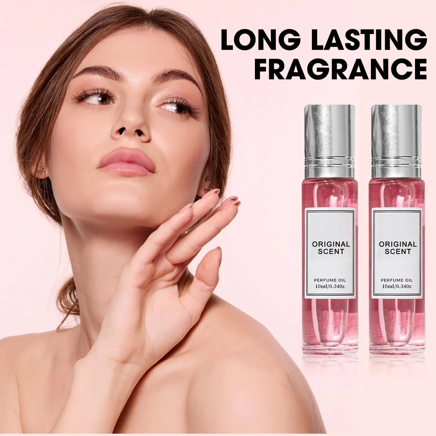 عطر فرمون زنانه AUJ، 3 عدد، رایحه های تقویت شده، عطر فرمون، طعم Venom، عطر رولی ماندگار برای زنان