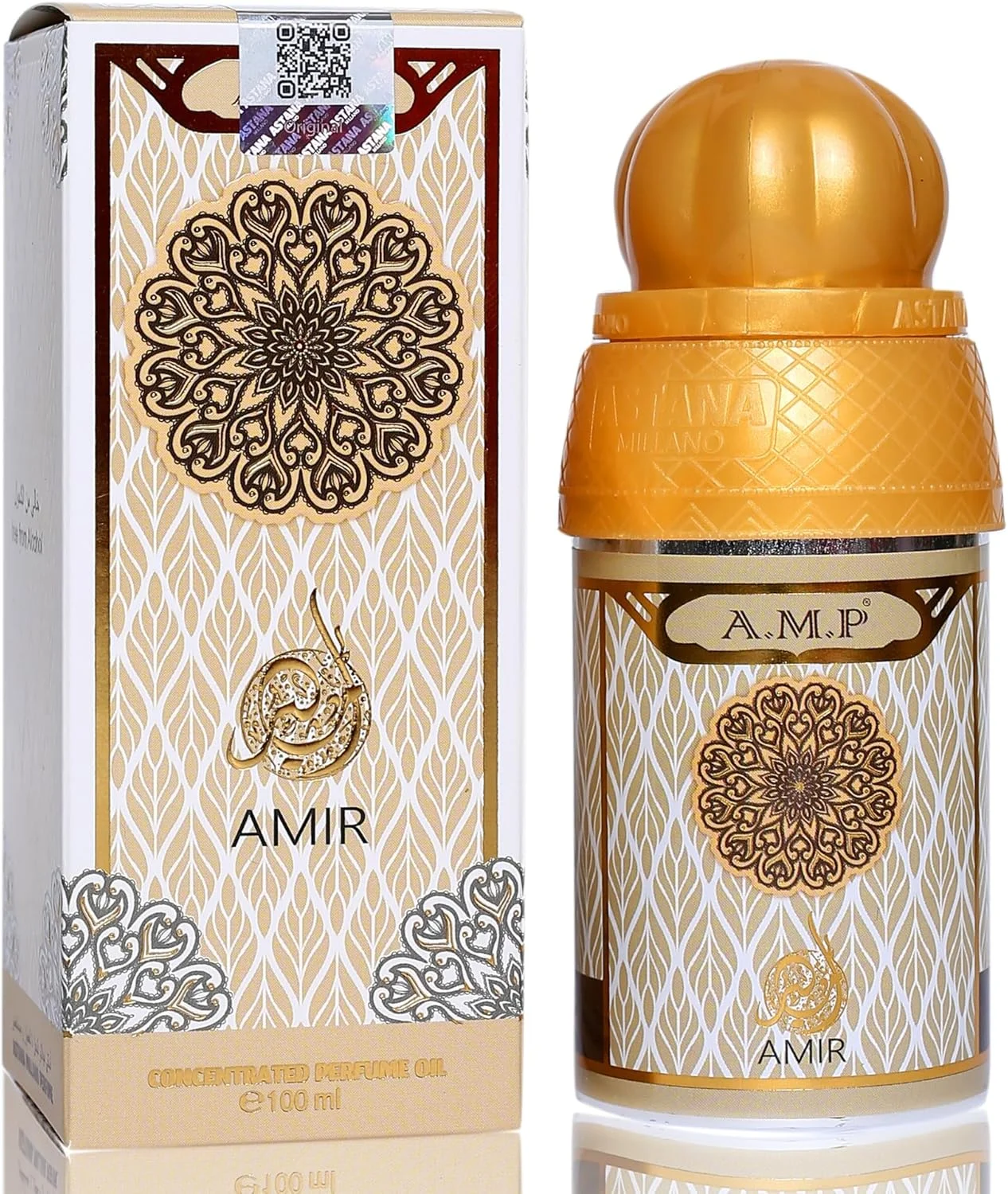 عطر آستانا آیرا - روغن عطر غلیظ لوکس | 100 میلی لیتر | رایحه ماندگار بدون الکل | عطر شرقی گلی و چوبی برای مردان و زنان | کیفیت عالی، ساخت امارات متحده عربی