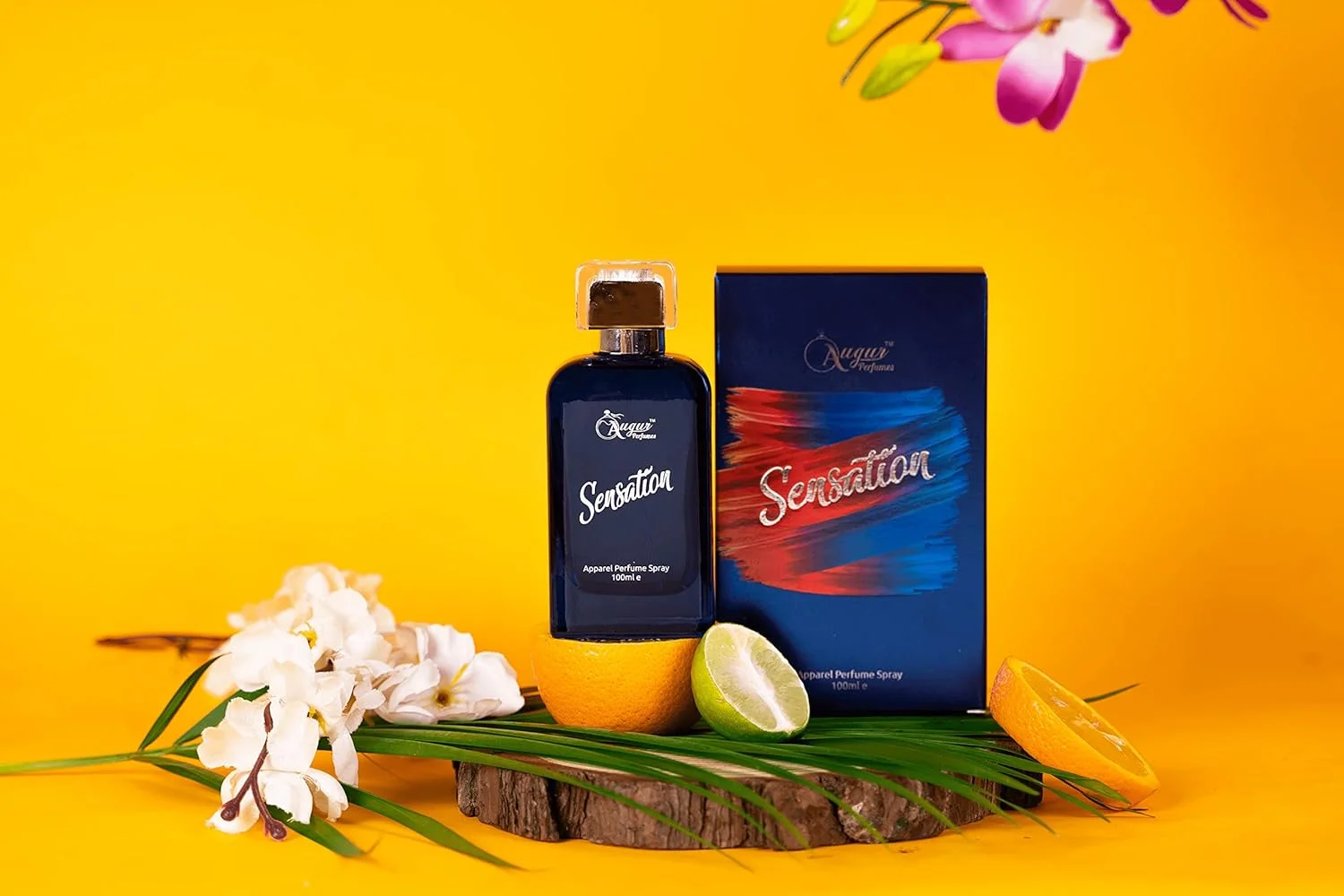 عطر آگور پرفیومز سنسیشن، عطر اسپری ممتاز و ماندگار برای آقایان و بانوان، با رایحه ای تازه، 100 میلی لیتر