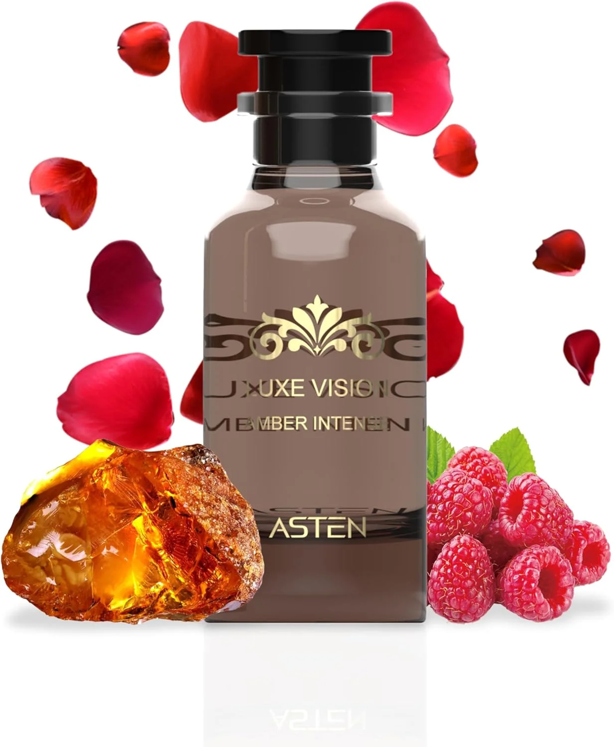 ادو پرفیوم زنانه و مردانه آستن LUXE VISION مدل Amber Intense