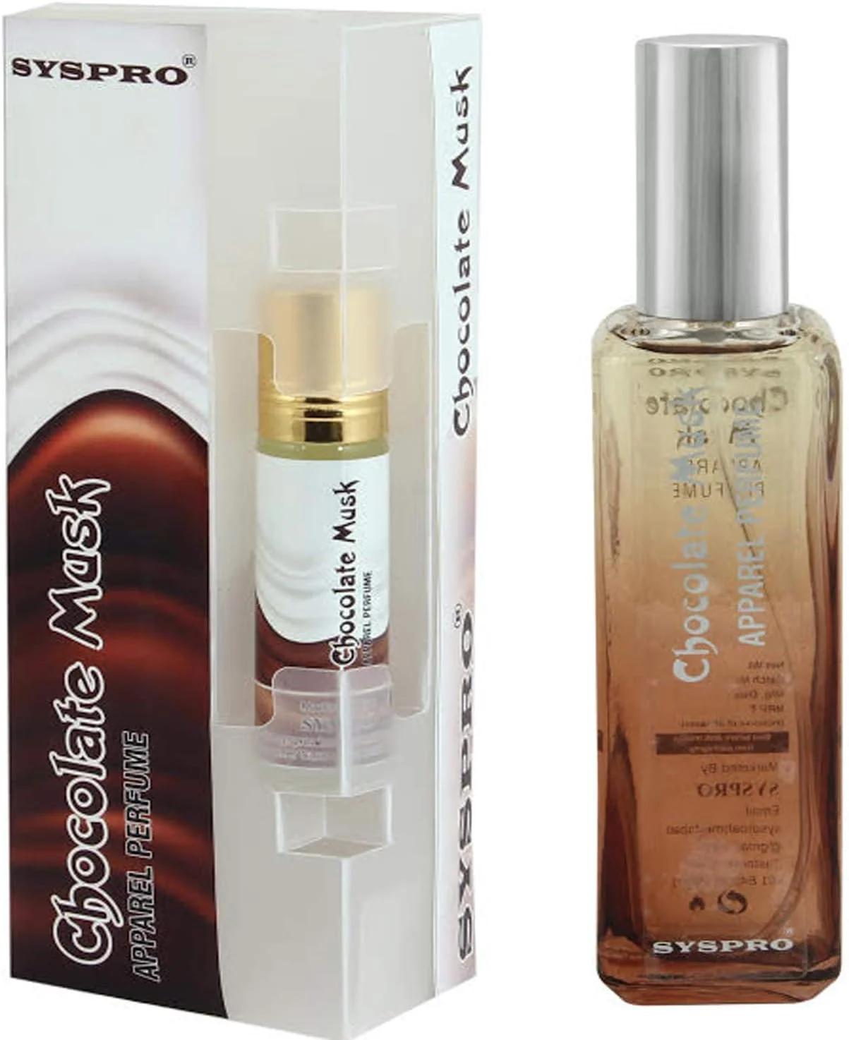 عطر شکلاتی موتی ASHVI، عطر طبیعی و ماندگار برای لباس، مناسب آقایان، بانوان و یونیسکس به همراه رول‌آن فیگو ویژه لباس، 30 میلی‌لیتر (شکلات موتی)