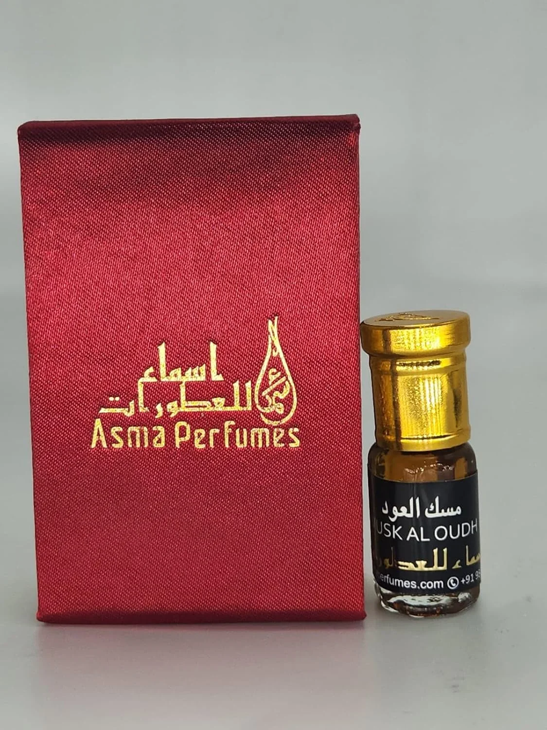 عطر اسما مشک العود 3 میلی لیتر (یک چهارم تولا) - روغن لوکس بدون الکل | غلیظ | ماندگاری طولانی | مناسب برای سفر | هدیه برای آقایان و بانوان | آمازون امارات