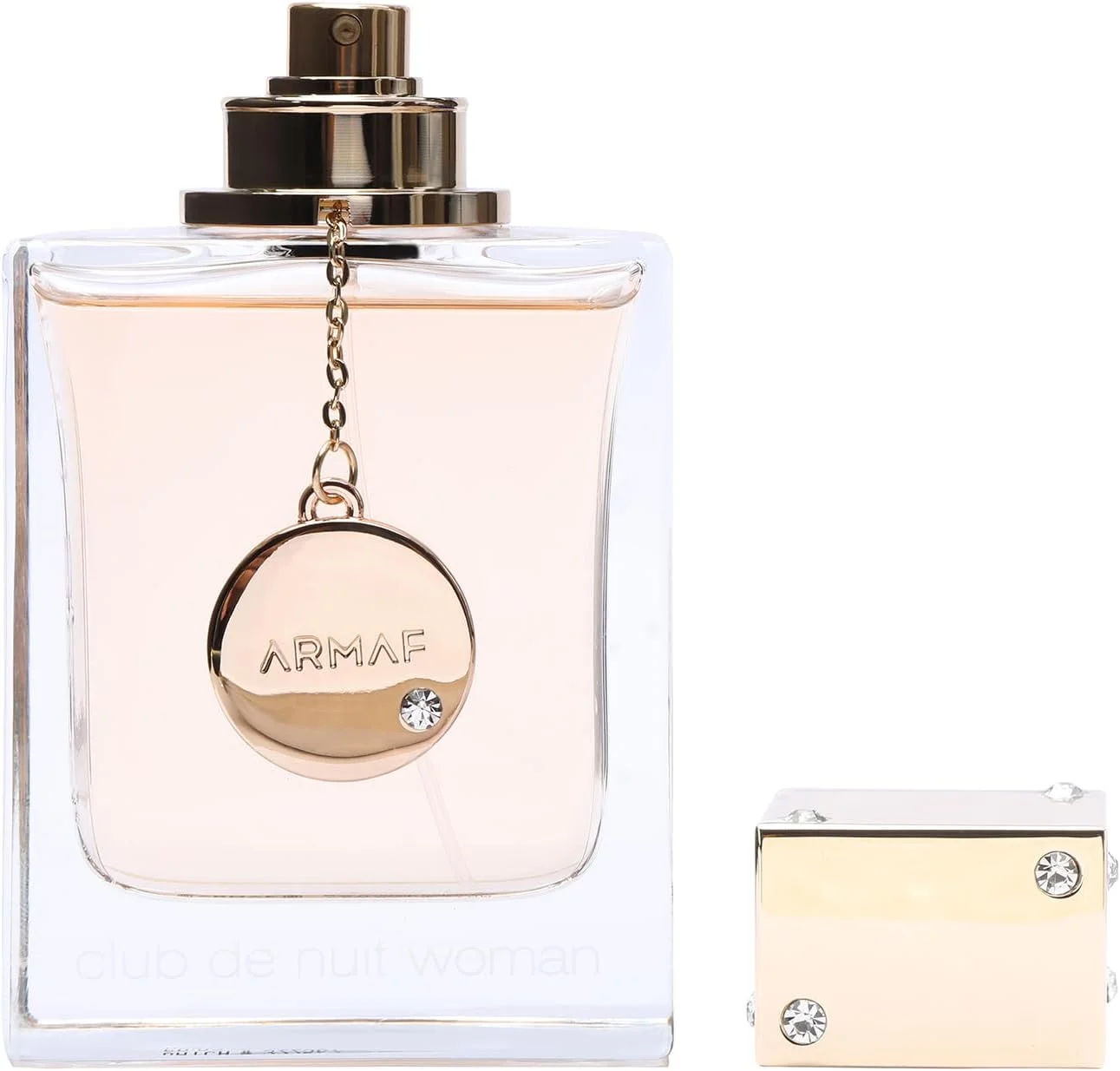 عطر زنانه آرماف کلاب د نویت ادو برگاموت، گریپ فروت، هلو، پرتقال، اسپری پرفیوم، 3.6oz