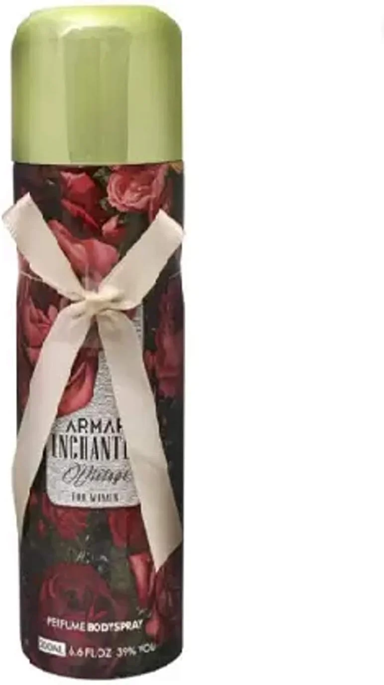 اسپری بدن زنانه آرماف مدل Enchanted Vintage حجم 200 میلی لیتر - طراوت در تمام طول روز - خوشبو کننده - عطر زنانه - بادی اسپلش، بادی میست