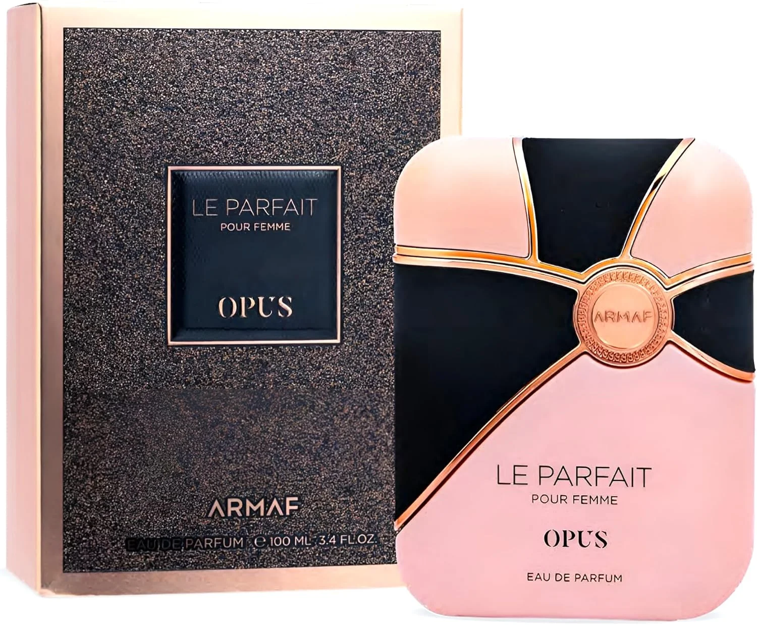 عطر آرماف له پارفیت پور فم اوپوس ادو پرفیوم زنانه 100 میلی لیتر، عطر زنانه، رایحه شرقی فوژه، ماندگاری طولانی با اسطوخودوس، انگور فرنگی سیاه، وانیل و عنبر
