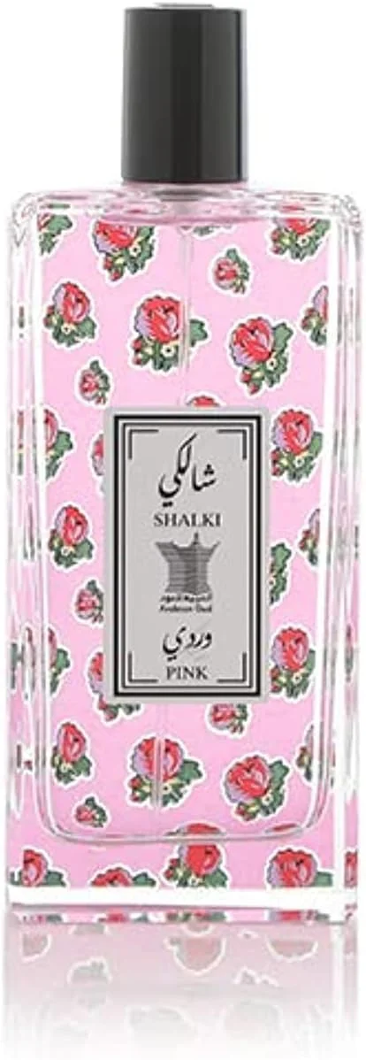 عطر زنانه عود عربی شالکی صورتی | ادو پرفیوم زنانه | 100 میلی لیتر (3.4 اونس)