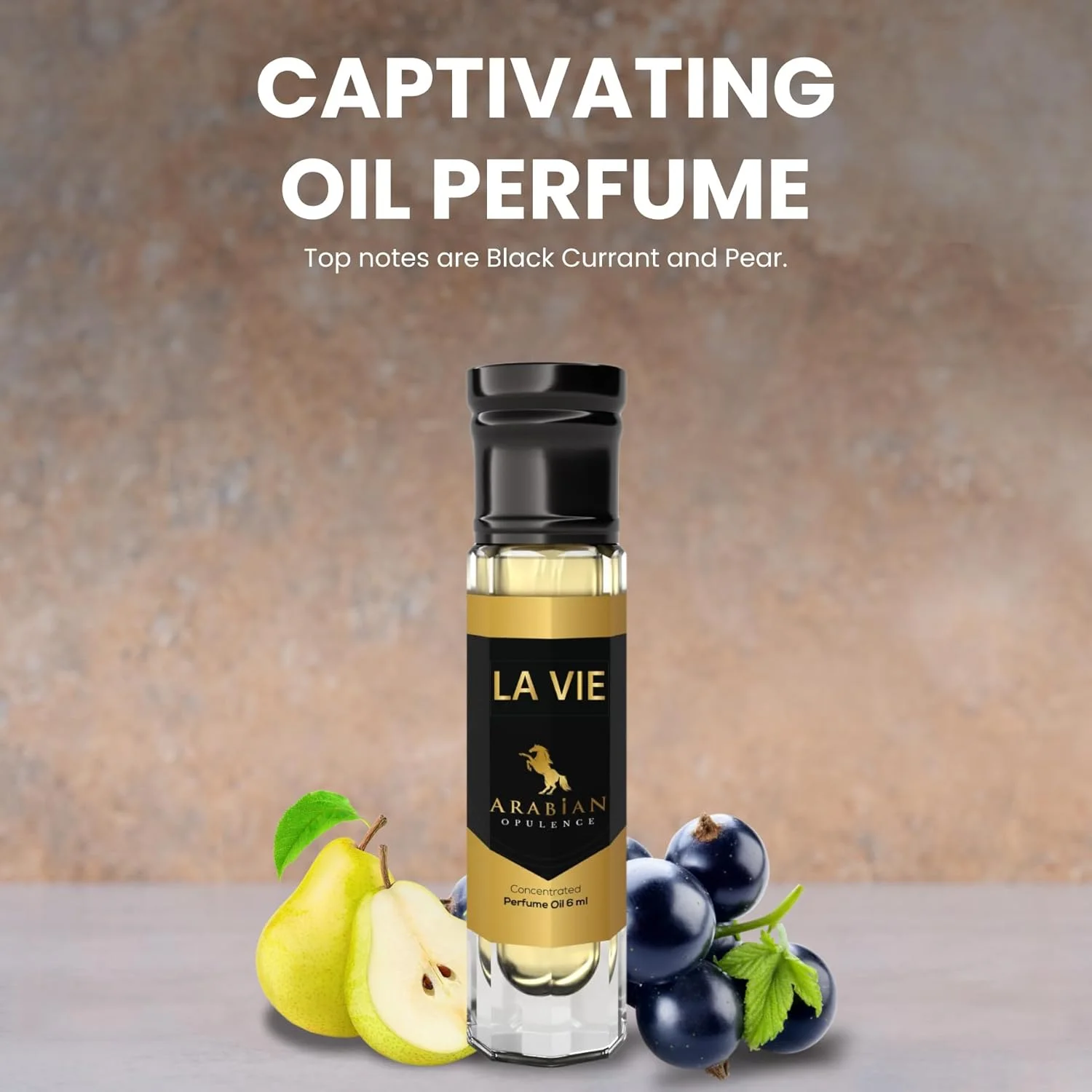 عطر روغنی متمرکز زنانه Arabian Opulence FR182 LA VIE. بطری رولی 6ml/15ml. رایحه شیرین/وانیلی/بالزامیک/چوبی/میوه ای/پودری عطر روغنی متمرکز زنانه Arabian Opulence FR182 LA VIE. بطری رولی 6ml/15ml. رایحه شیرین/وانیلی/بالزامیک/چوبی/میوه ای/پودری