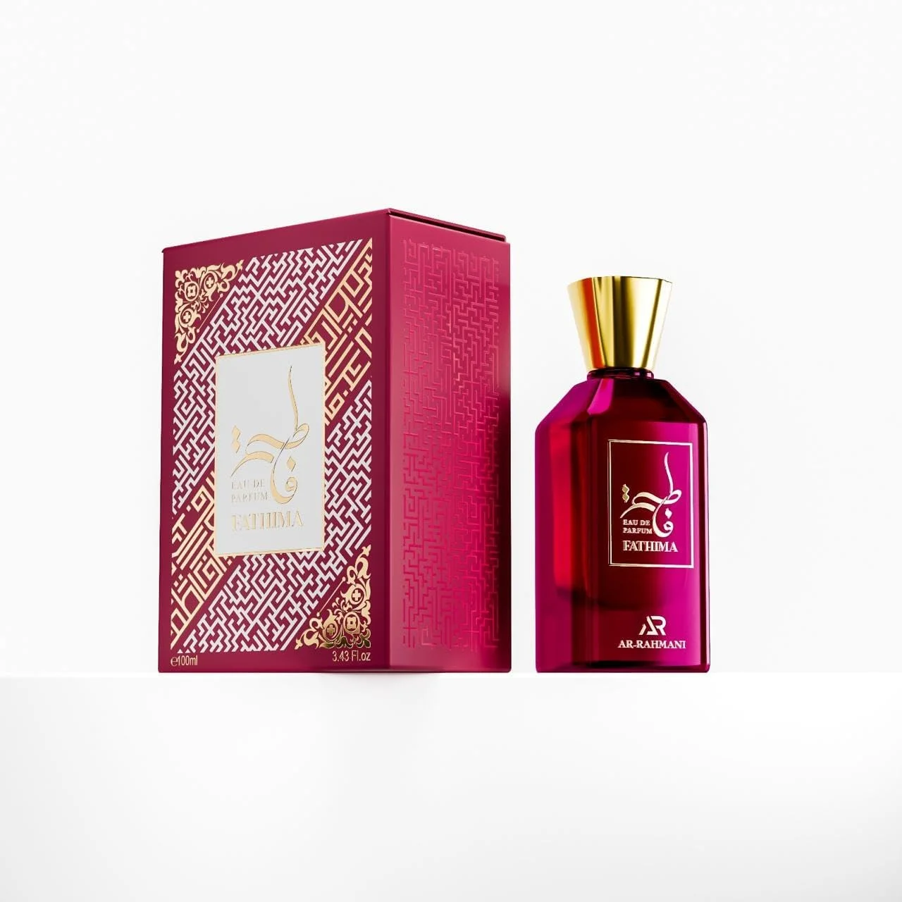 عطر زنانه فتحه از الرحمانی - ادو پرفیوم گلی و وانیلی با رایحه گل رز - رایحه ماندگار عربی - 100 میلی لیتر