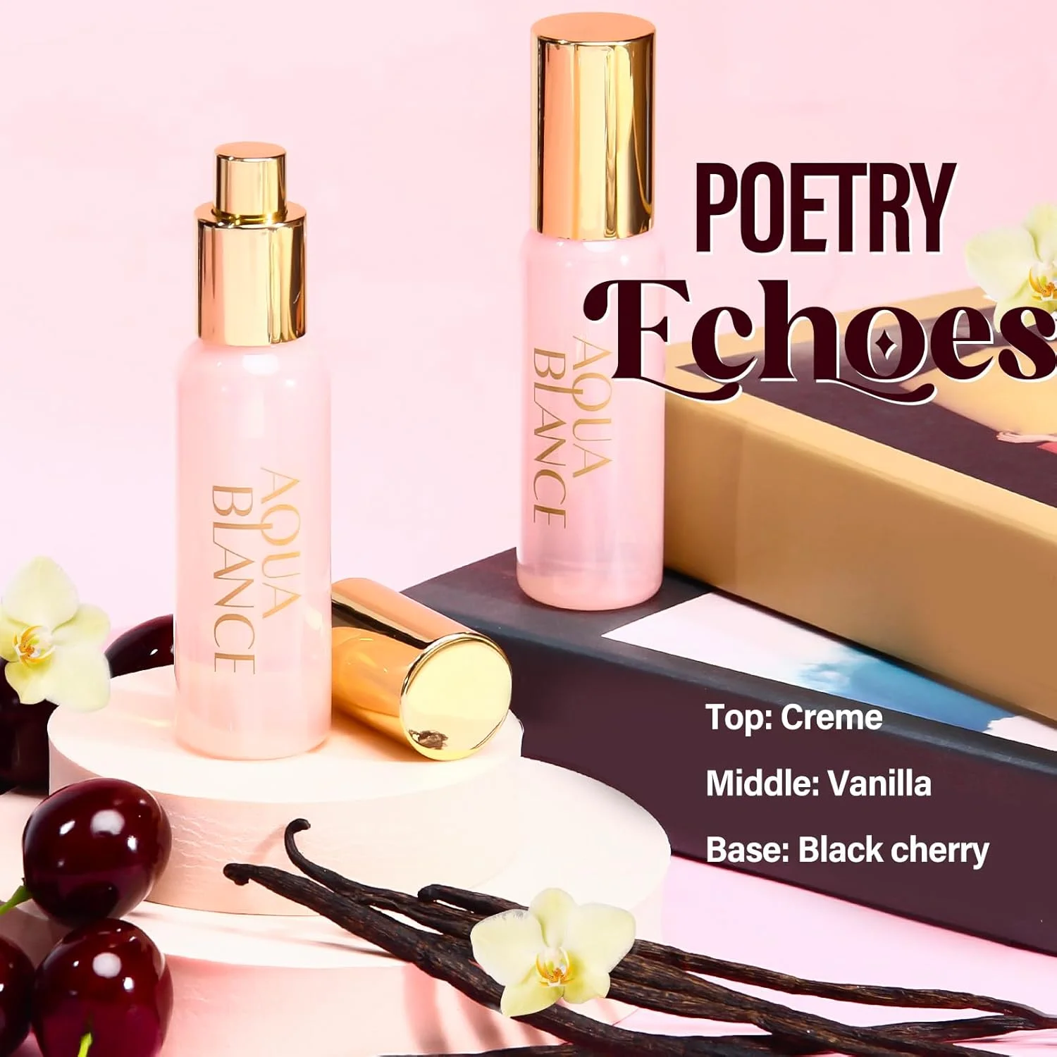 اسپری بدن زنانه AQUA BLANCE، مجموعه هدیه عطر بدن، 3 عددی، هر کدام 60 میلی لیتر، سایز مسافرتی با سه رایحه، اسپری بدن زنانه