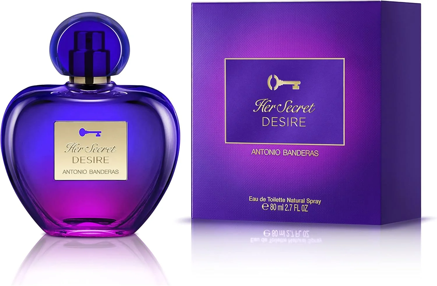 ادکلن زنانه آنتونیو باندراس Her Secret Desire، حجم 80 میلی لیتر