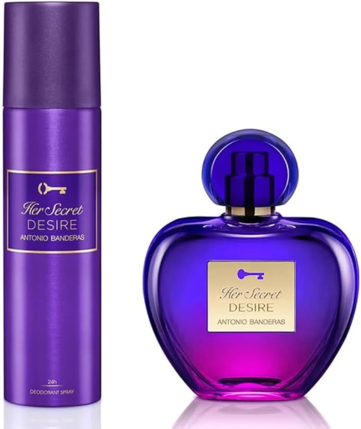 ست ادو تویلت زنانه آنتونیو باندراس Her Secret Desire حجم 50 میلی لیتر به همراه اسپری دئودورانت 150 میلی لیتر - شفاف/مختلط