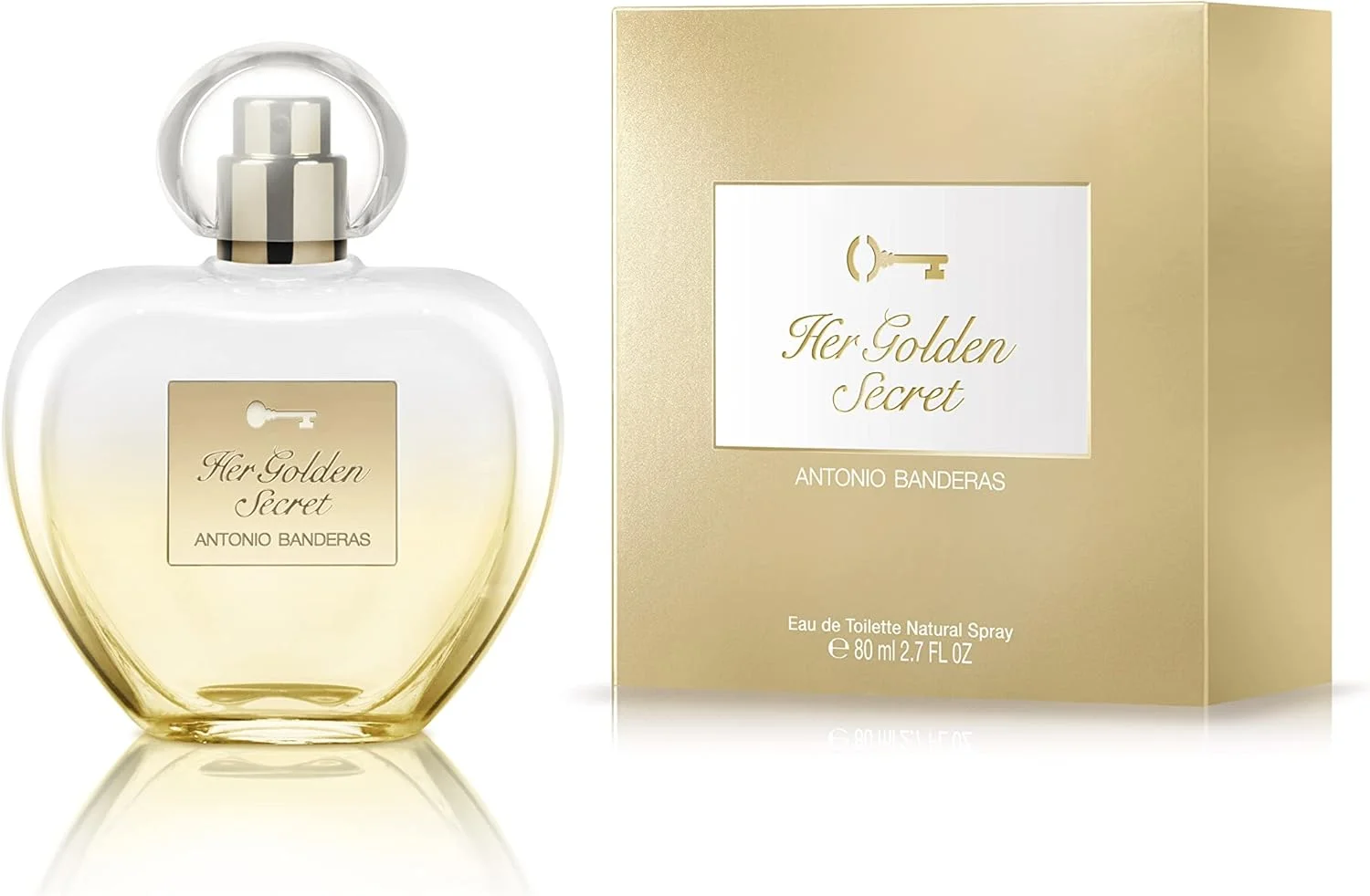 ادکلن زنانه آنتونیو باندراس Her Golden Secret ادو تویلت، 80 میلی لیتر