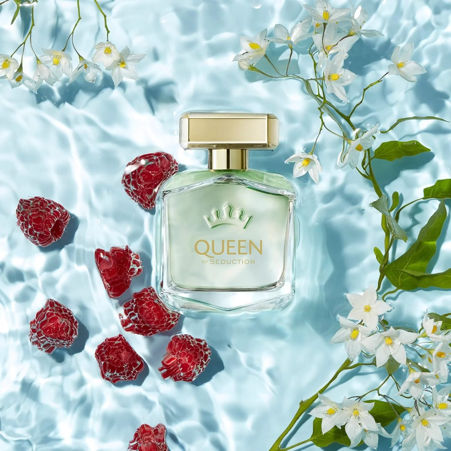 عطر زنانه آنتونیو باندراس - Queen Of Seduction - ادو تویلت زنانه - ماندگاری طولانی - رایحه ای رمانتیک و جذاب - گلی با نت های دریایی - ایده آل برای استفاده روزانه - 50 میلی لیتر