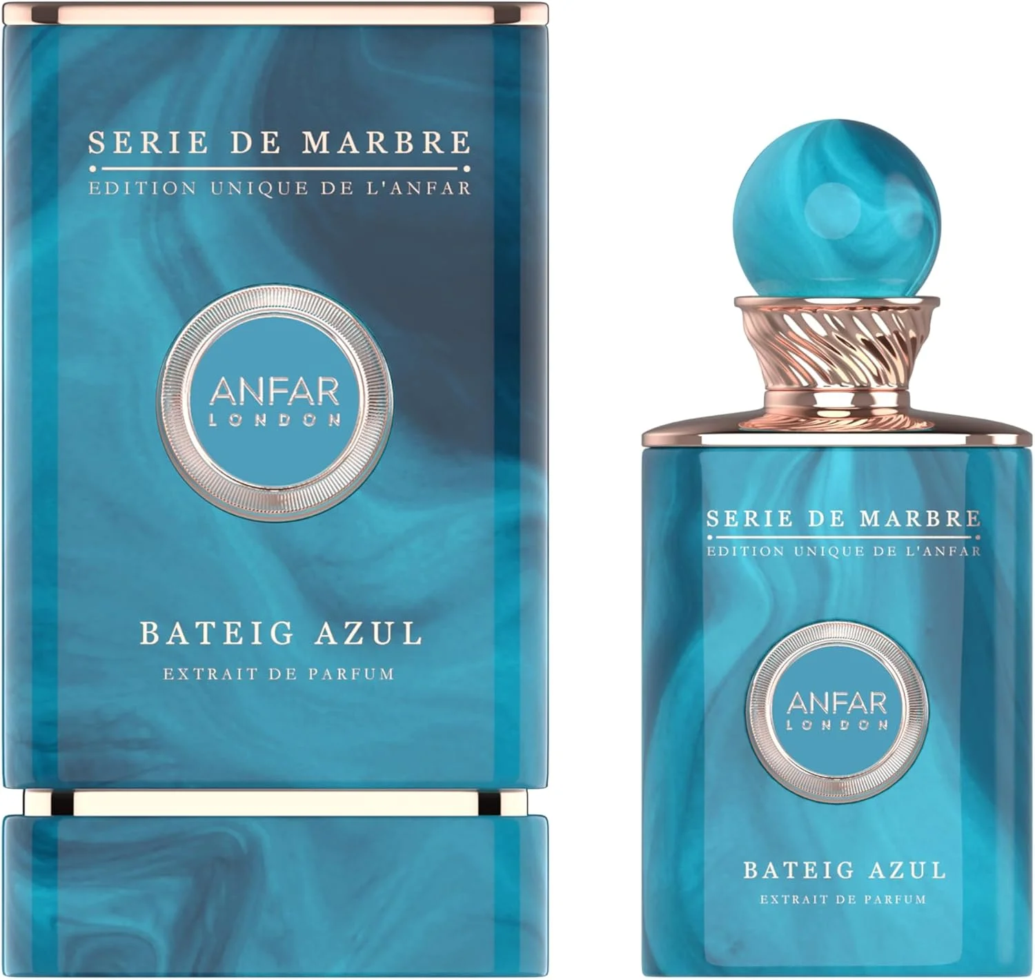 عطر унисекс ANFAR LONDON BATEIG AZUL Extrait de Parfum، унисекс، نت ها: لیمو، پرتقال، نعناع، لیمو، 100 میلی لیتر