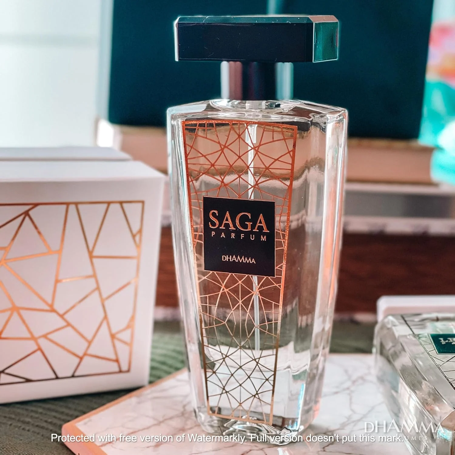 عطر زنانه AMD Perfumes Saga - هدیه کلاسیک برای زنان - رایحه های ماندگار زنانه با ترکیبی از نت های گل رز و مشک ادو پرفیوم EDP 100ml