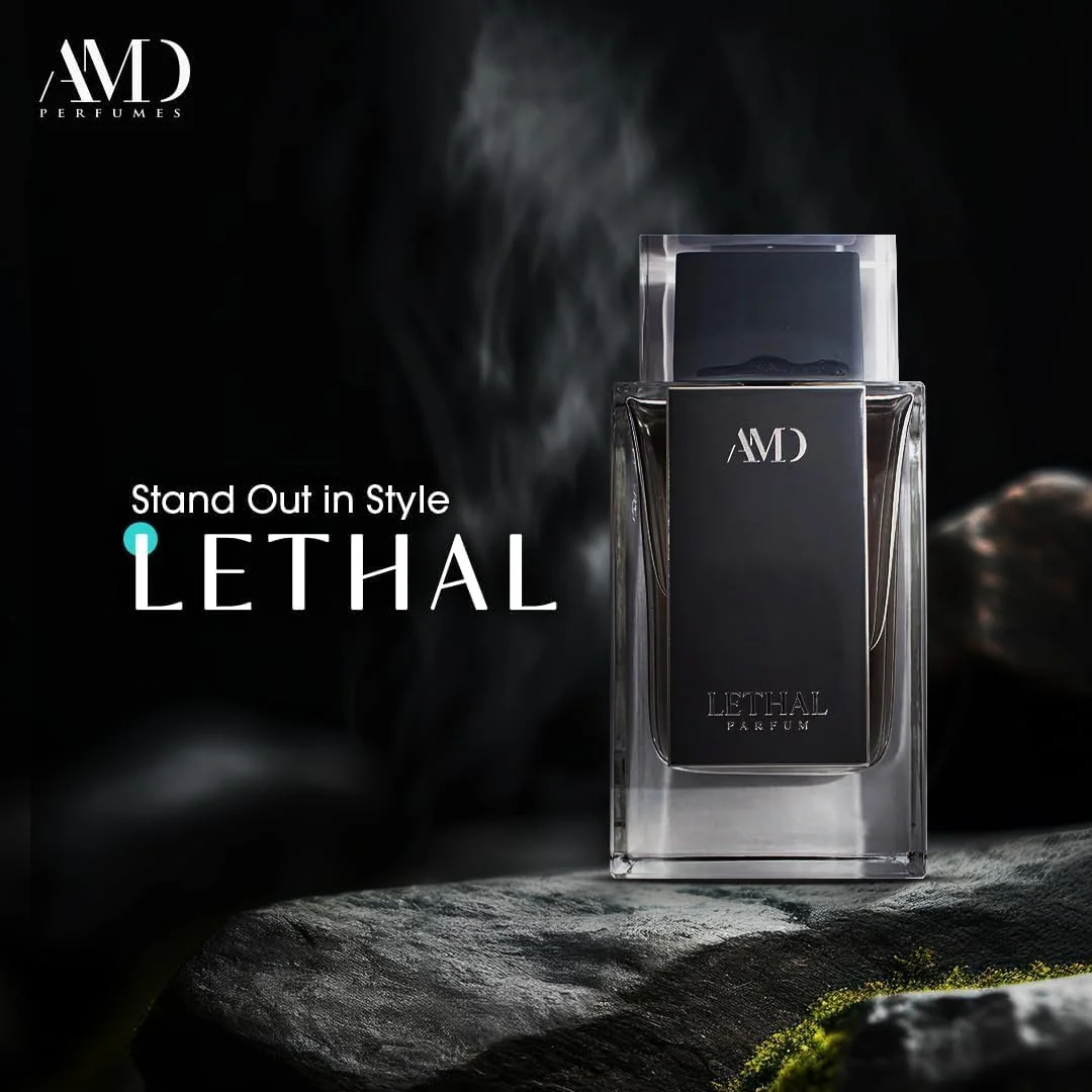 عطر унисекс Lethal از AMD Perfumes - عطر کلاسیک برای مردان و زنان - رایحه های ماندگار مردانه و زنانه با ترکیبی از جوز هندی و عنبر ادو پرفیوم EDP 100ml عطر унисекс Lethal از AMD Perfumes - عطر کلاسیک برای مردان و زنان - رایحه های ماندگار مردانه و زنانه با ترکیبی از جوز هندی و عنبر ادو پرفیوم EDP 100ml