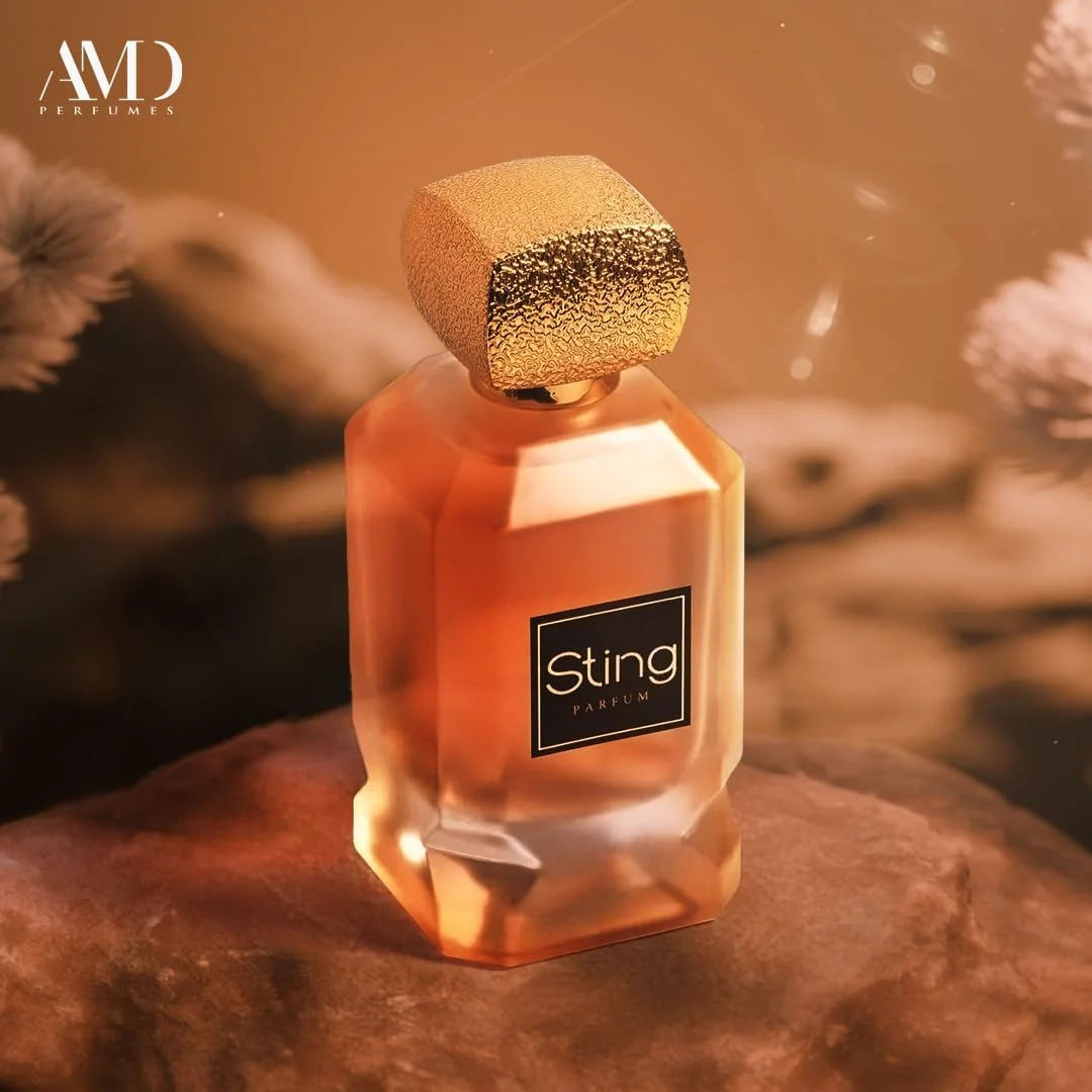 عطر زنانه استینگ AMD Perfumes - هدیه کلاسیک برای زنان - رایحه های ماندگار زنانه با ترکیبی از جوز هندی و عنبر ادو پرفیوم EDP 100ml