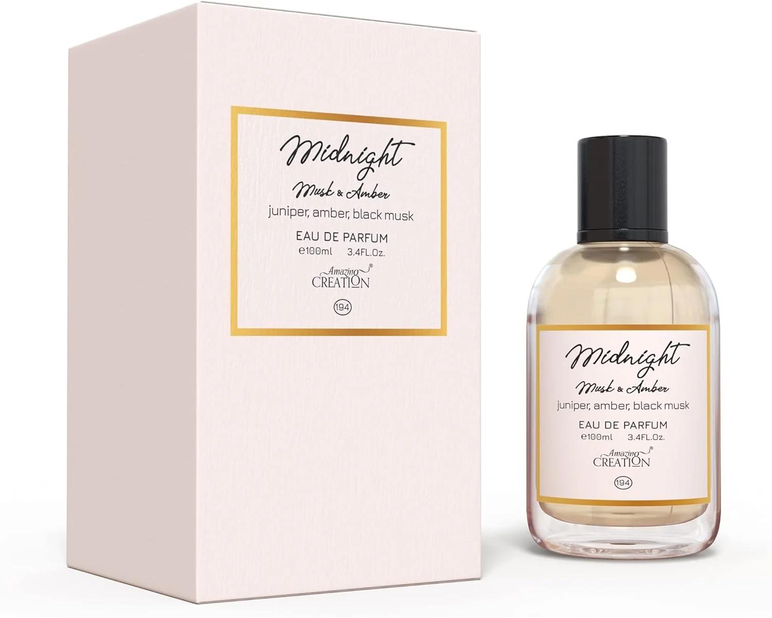 ادکلن Midnight Musk & Amber از Amazing Creation مناسب آقایان و بانوان EDP 100ml PFB00194