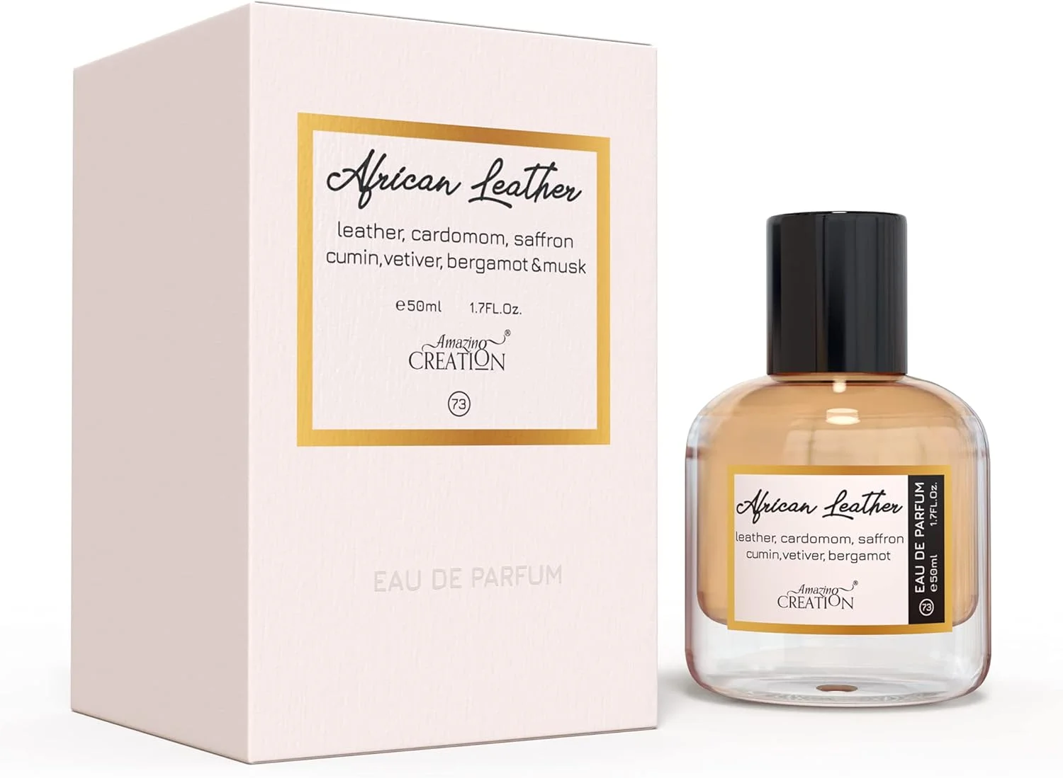 عطر چرمی آفریقایی Amazing Creation برای униsex EDP 50 میلی لیتر PFB0073
