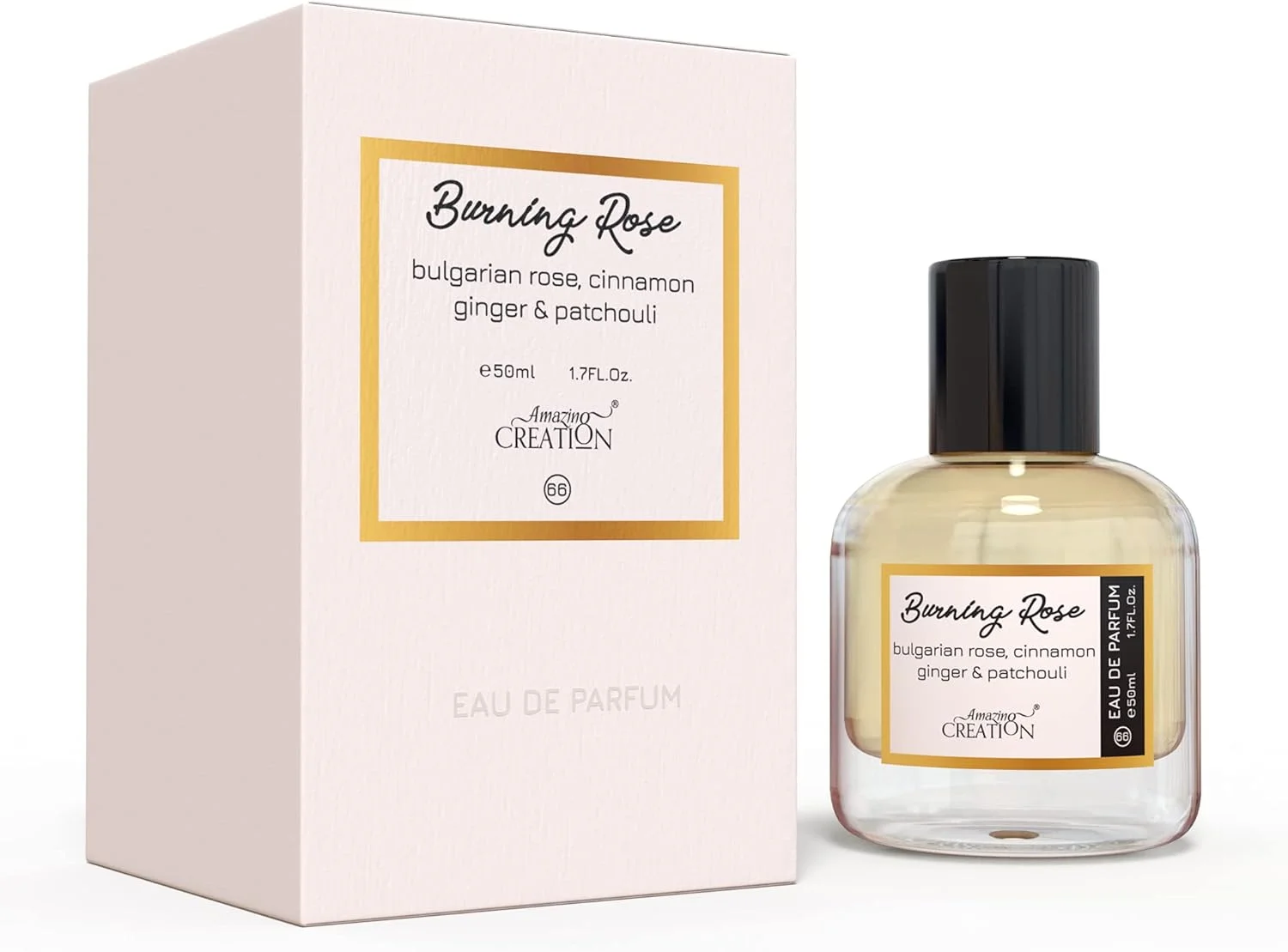 عطر Burning Rose از Amazing Creation مناسب برای زنانه/مردانه EDP 50ml کد PFB0066