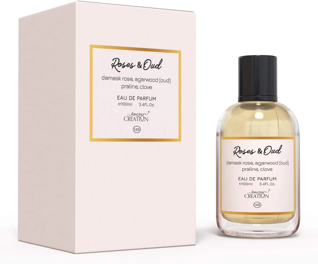 عطر رز و عود Amazing Creation برای زنانه و مردانه EDP 100ml PFB00146